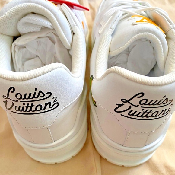 Louis Vuitton x Nigo Duck LV Trainer White 1A9JCC Men Size US 6 NEW - Picture 3 of 6